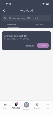 DIN APP screenshot