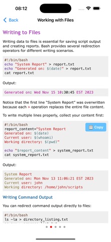Learn Shell Scripting Screenshot 6 of 10