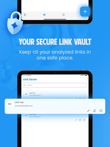 AI Link Checker and Saver iPad screenshot