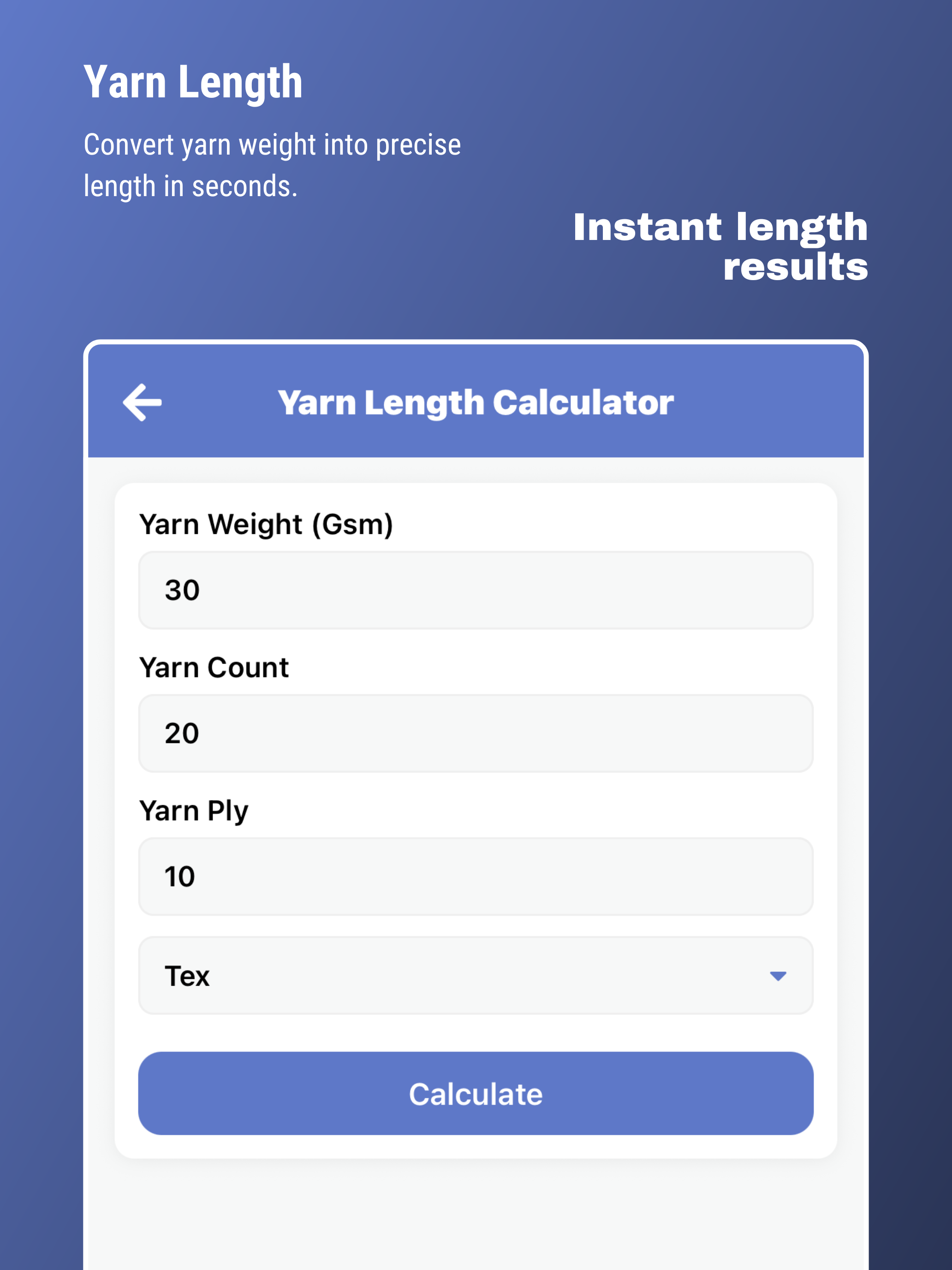 Textile Calculator: Yarn & GSM screenshot 10