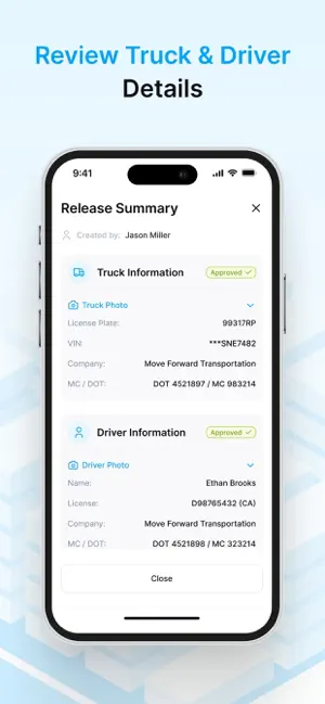 Verified Pickup: Shipper screenshot 2