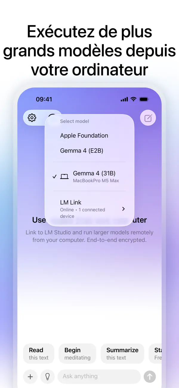 Screenshot #3 pour Locally AI par LM Studio