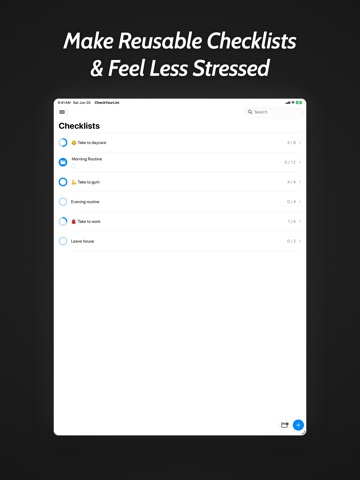 Daily Checklist: CheckYourList Screenshot 1