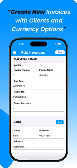 Simple Invoice - Receipt Maker Screenshot 4 of 9
