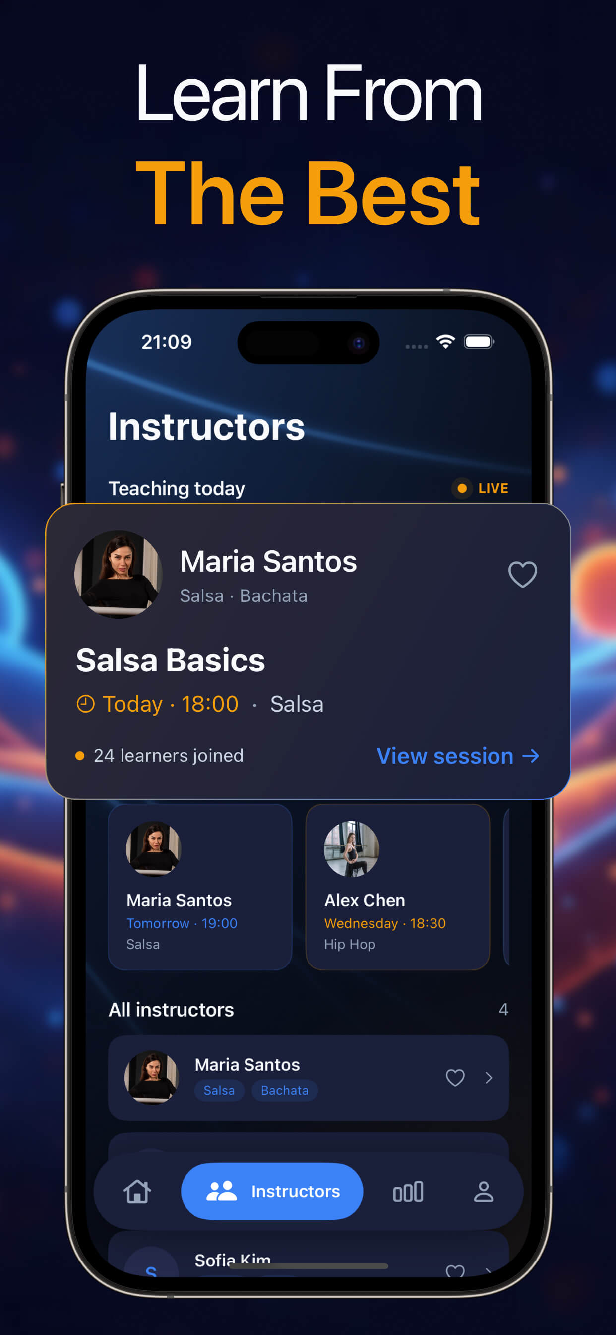 Tandem Learn Dance Live screenshot 2