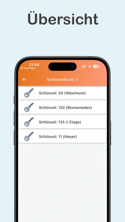 Schlüsselregistrierung
