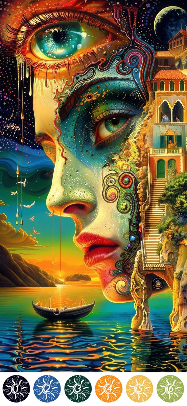 Surreal Color Paint By Number screenshot 2