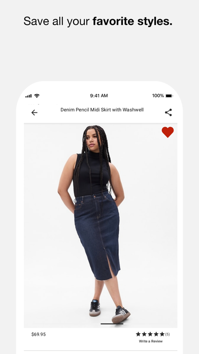 Gap: Apparel, denim and more Screenshot