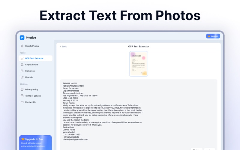 App for Google Photos ・ iPhone screenshot