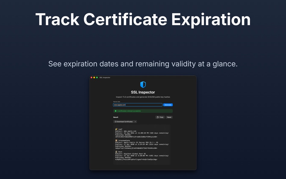 #4. SSL Inspector (macOS) Von: Kannan R S