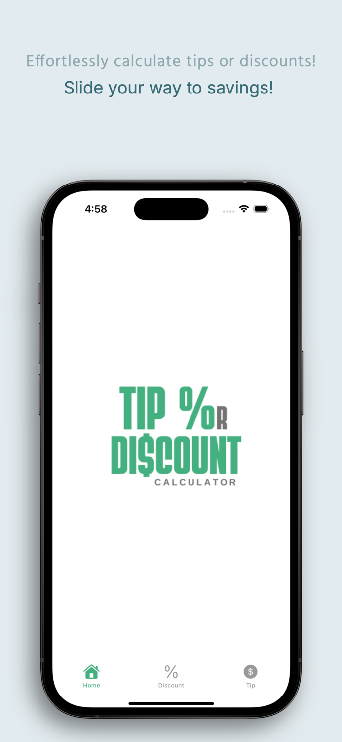 Tip or Discount Calculator