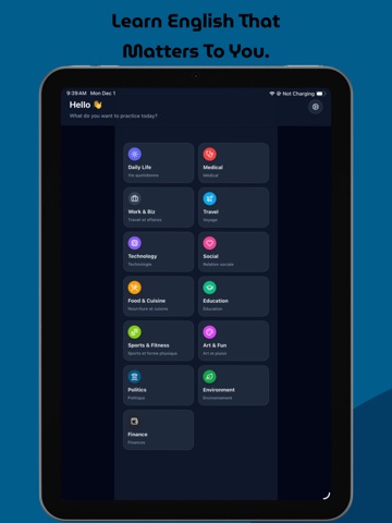 Pale: Learn English iPad screenshot