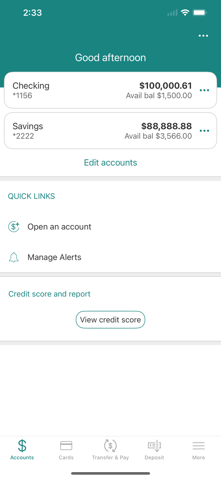 Hello Credit Union screenshot 2