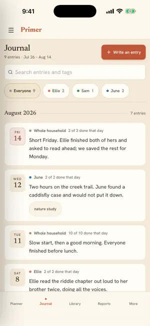 Primer Homeschool App screenshot 2