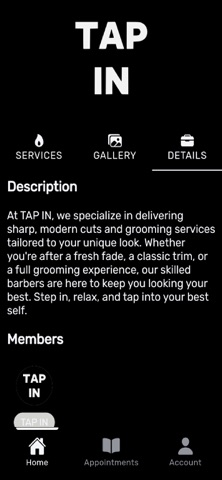 TAP IN: APP Screenshot 3 of 7