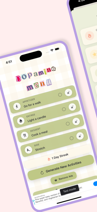 Dopamine Menu Screenshot 1 of 6