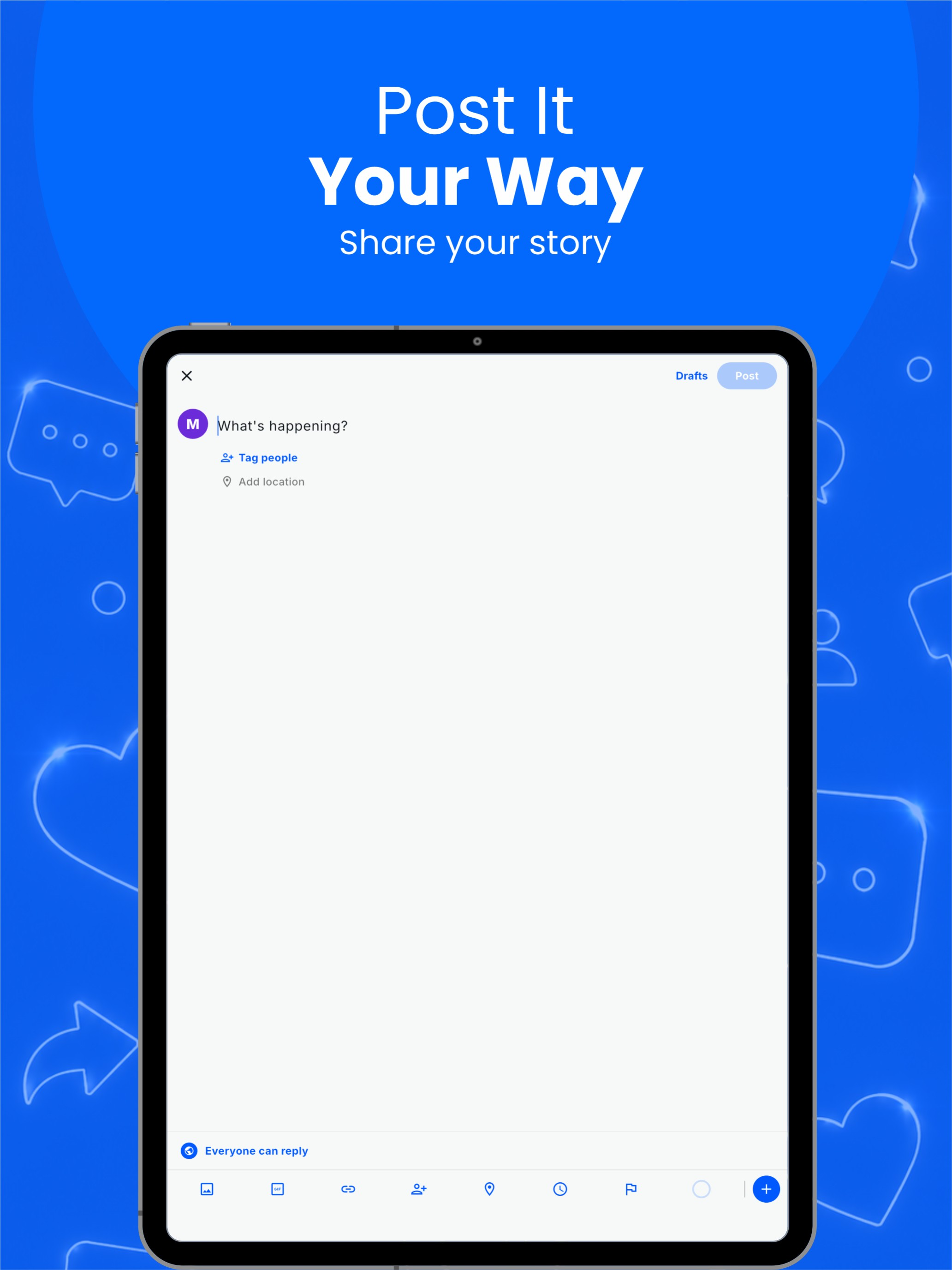 Werfie: Create a post screenshot 12