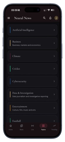 Neural News screenshot