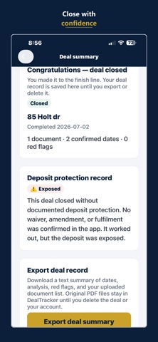 DealTracker: Real Estate iPhone screenshot