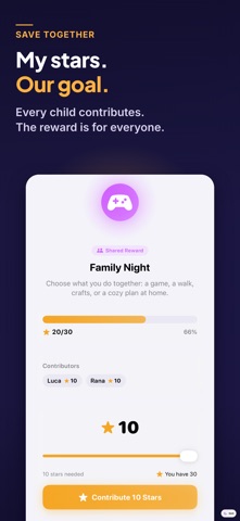 Sparkle: Kids Reward Chart iPhone screenshot