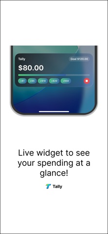 Tally: Your Spending Agent iPhone screenshot