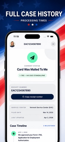 Case Tracker for USCIS Updates Screenshot 3 of 5