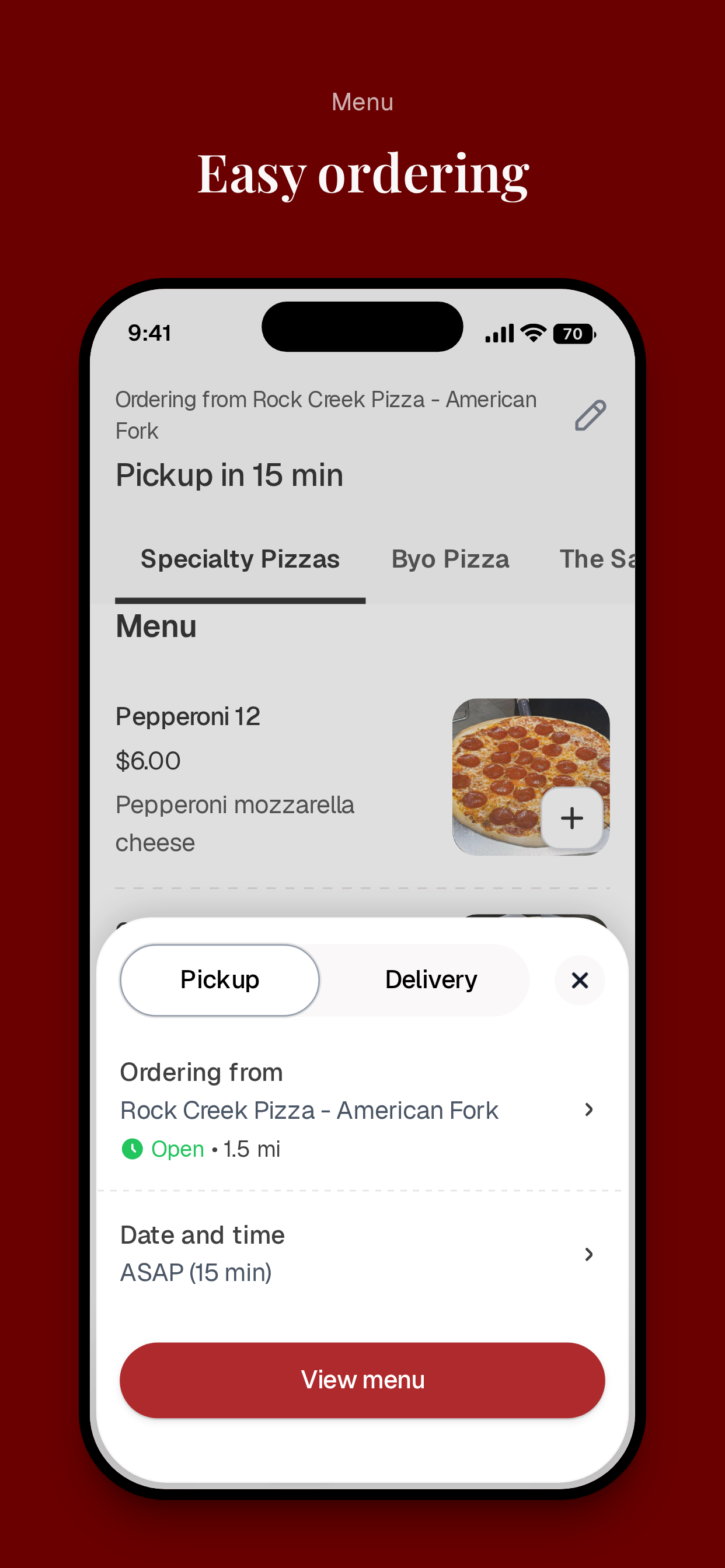 Rock Creek Pizza screenshot 3