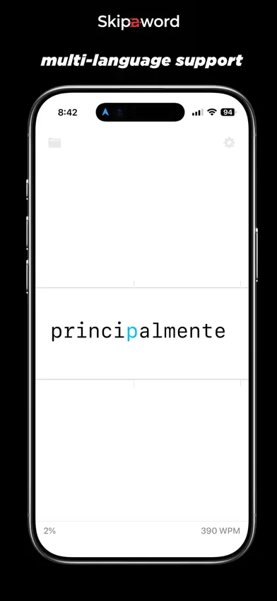 Skipaword - Speed Reading screenshot 3