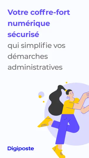 Capture d'écran de Digiposte : Stockage Sécurisé sur iPhone 1