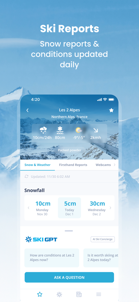 OnTheSnow Ski & Snow Report screenshot 3
