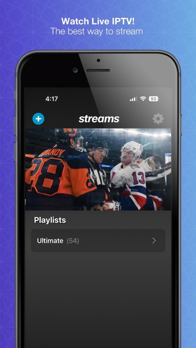 Streams iPhone screenshot 1 - Entertainment app