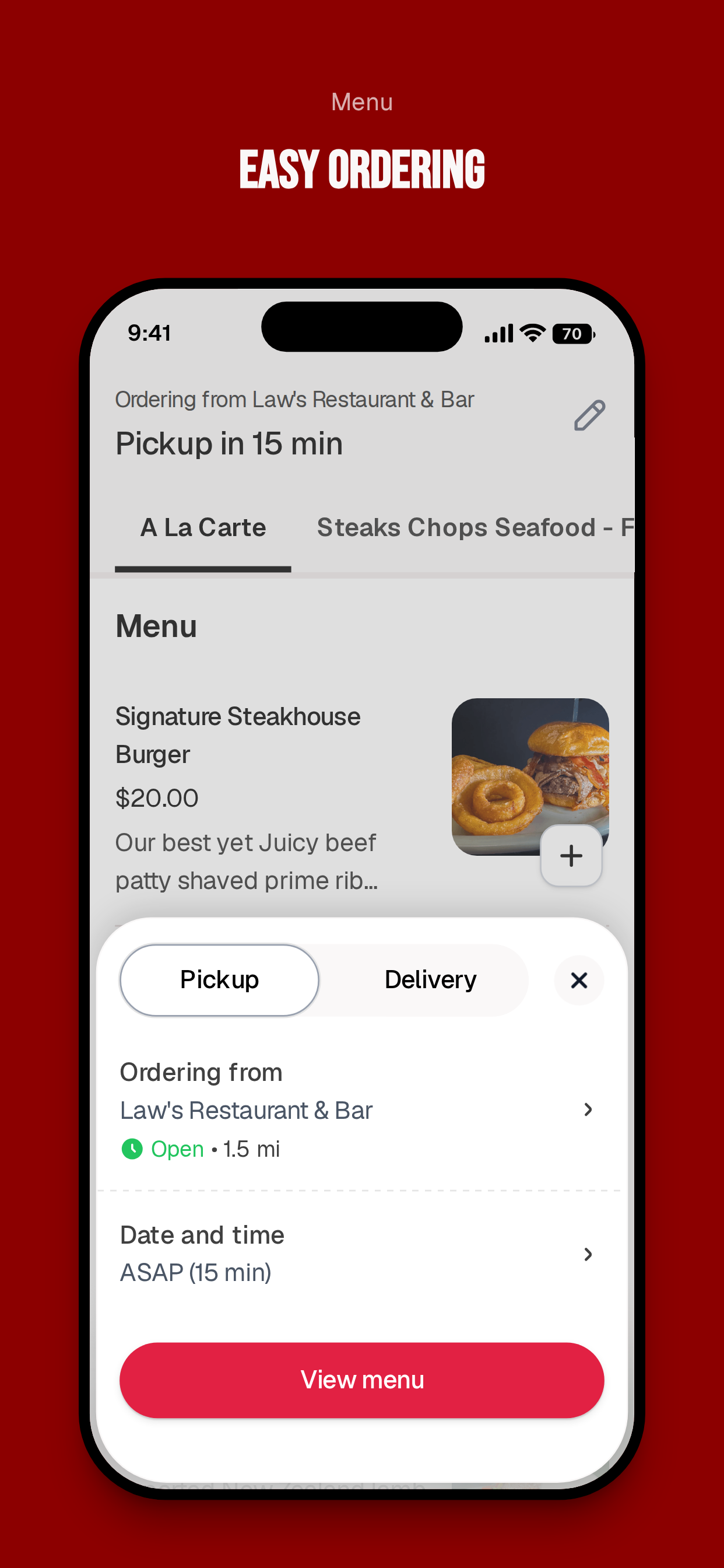 Laws Restaurant screenshot 3