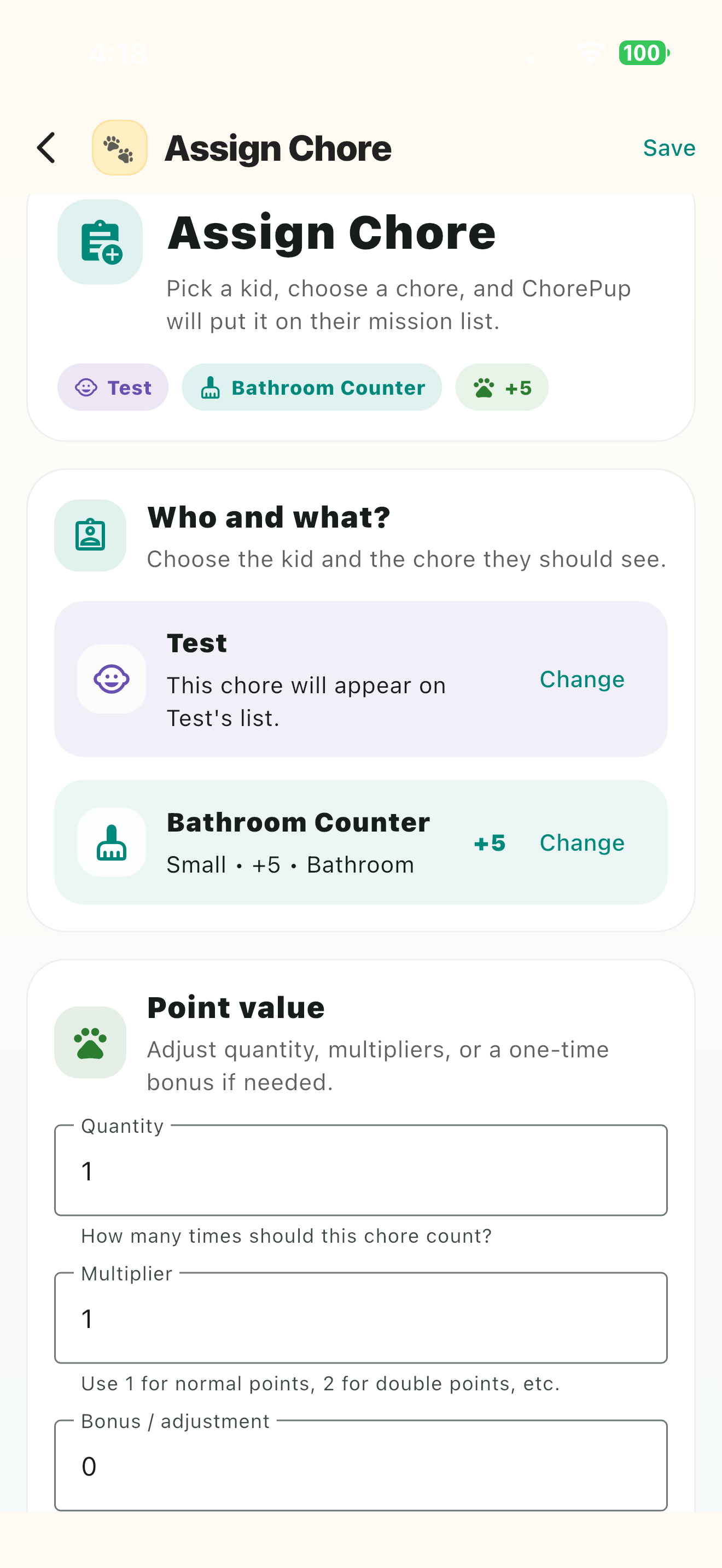 ChorePup screenshot 5