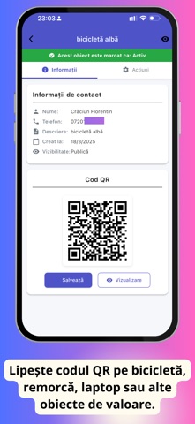 Antifurt QR screenshot