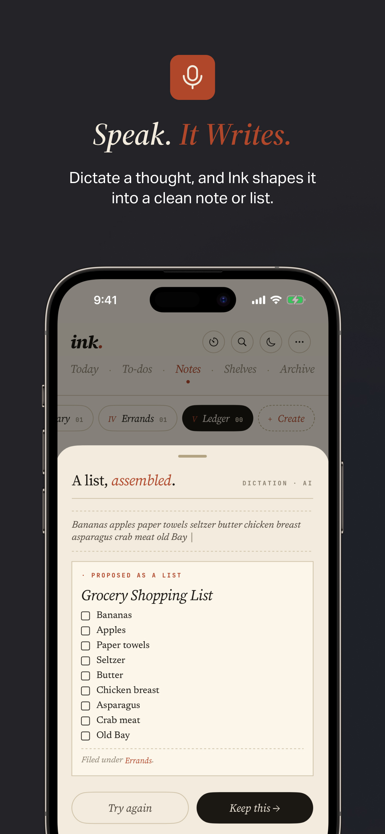 Ink: Notes, Lists & To-Dos screenshot 2