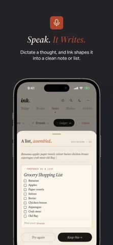Ink: Notes, Lists & To-Dos Screenshot 2 of 10