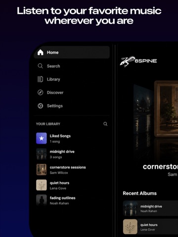 8SPINE: The Music App iPad screenshot 2