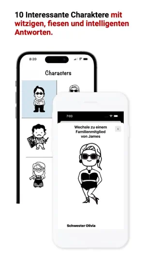 Screenshot von JAMES: KI Chat, Bilder, Videos auf dem iPhone 7