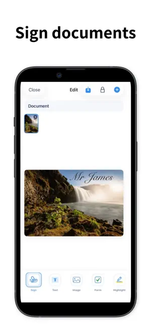 Scanner PDF : Convert and sign iPhone screenshot 4