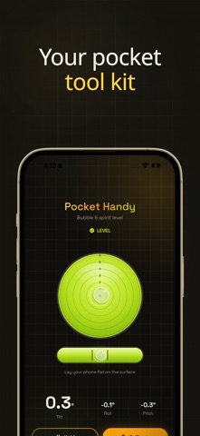 Pocket Handy: Bubble Level Screenshot 1 of 4