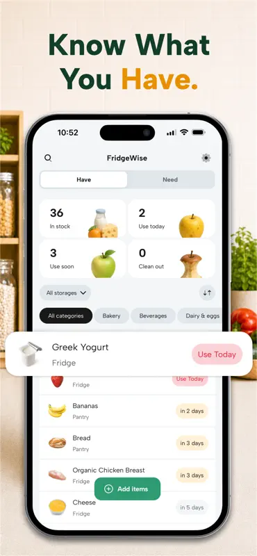 FridgeWise: Pantry Inventory screenshot 1 of 9