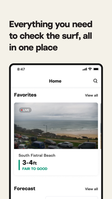 Screenshot #2 pour Surfline: Wave & Surf Reports
