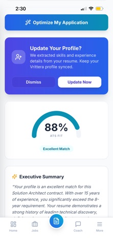 Vrittera – AI Career Coach screenshot
