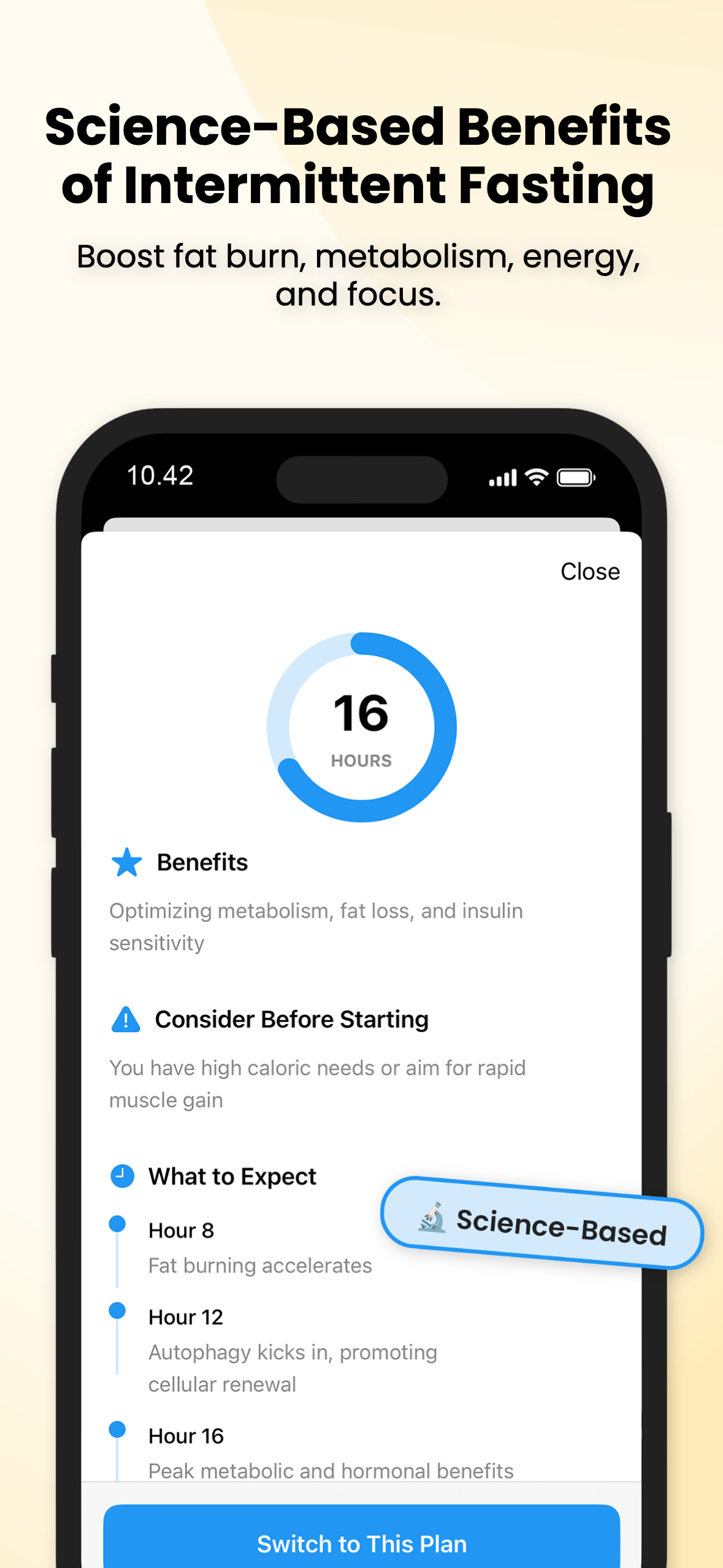 Intermittent Fasting. Tracker screenshot 4