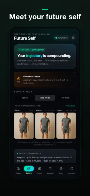 Future Self: AI Fitness screenshot 1