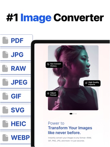 Image Converter JPG to PDF iPad screenshot