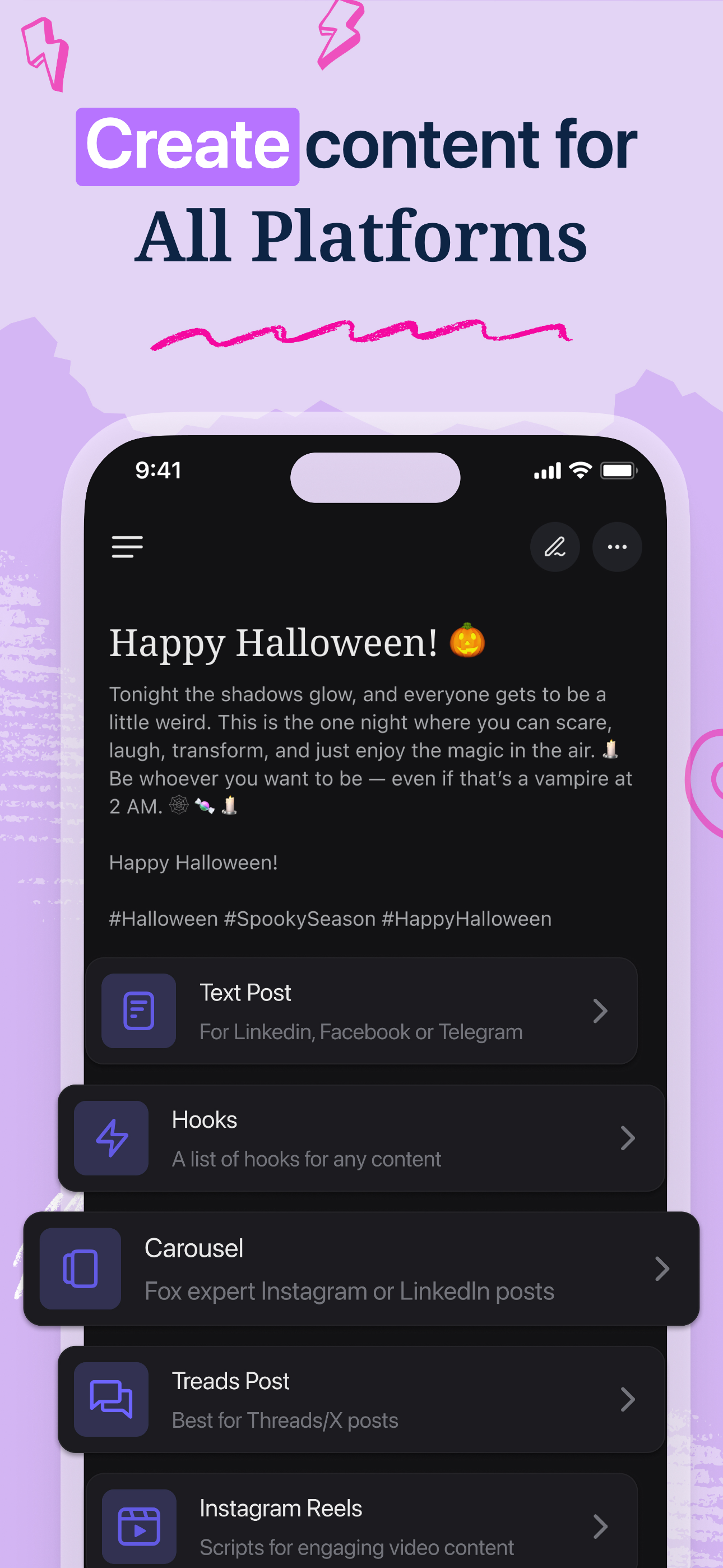 Social Content Maker: Posti AI