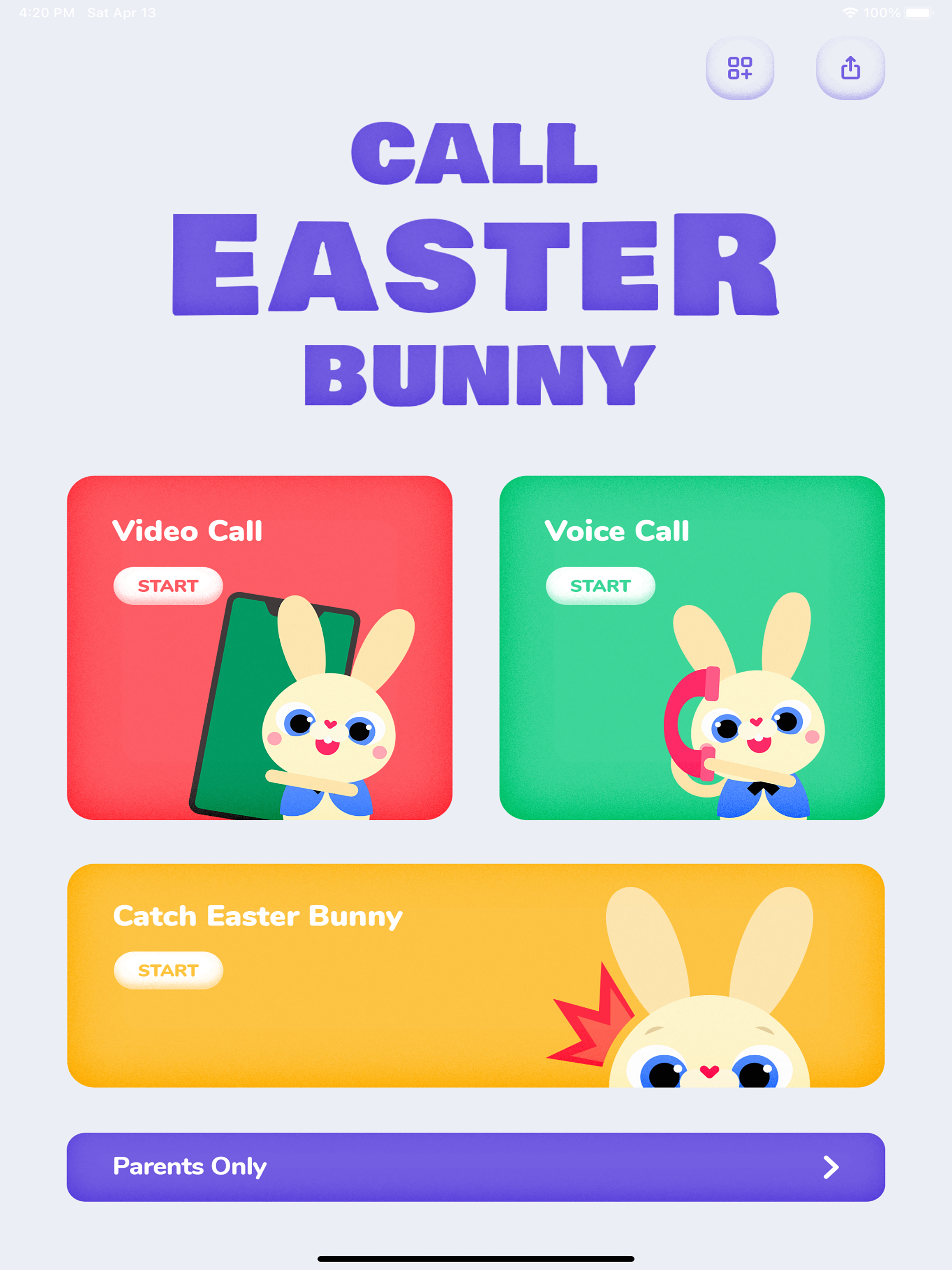 Call Easter Bunny
