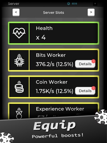 Idle Server Defender iPad screenshot