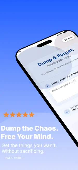Remind Me Later: Dump & Forget screenshot 1